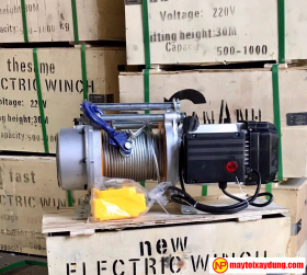 máy tời KCD 500 - 1000 tốc nhanh , cáp 60m