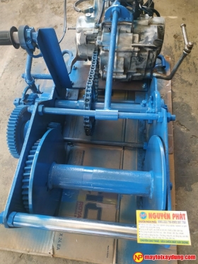 máy tời kéo gỗ , kéo cây